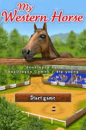 My Western Horse (Europe) (En,Fr,De,It) (Rev 1) screen shot title